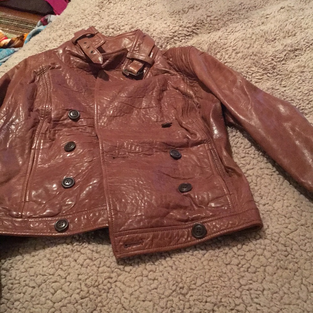 Leather jacket